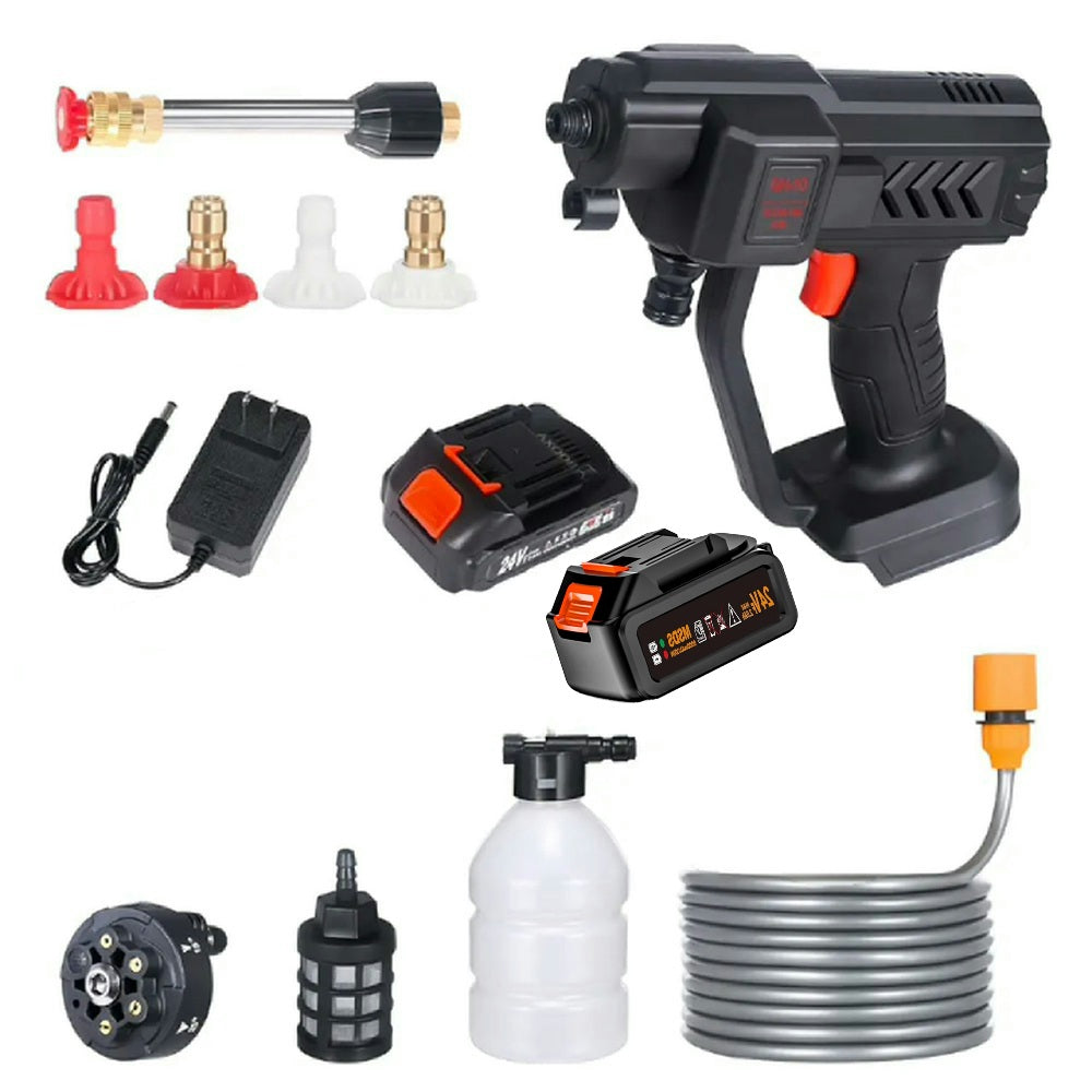 ULTRA - Pistolet Haute Pression Casher - Nettoyant Voiture 60Bar 300W &Buses 5en1