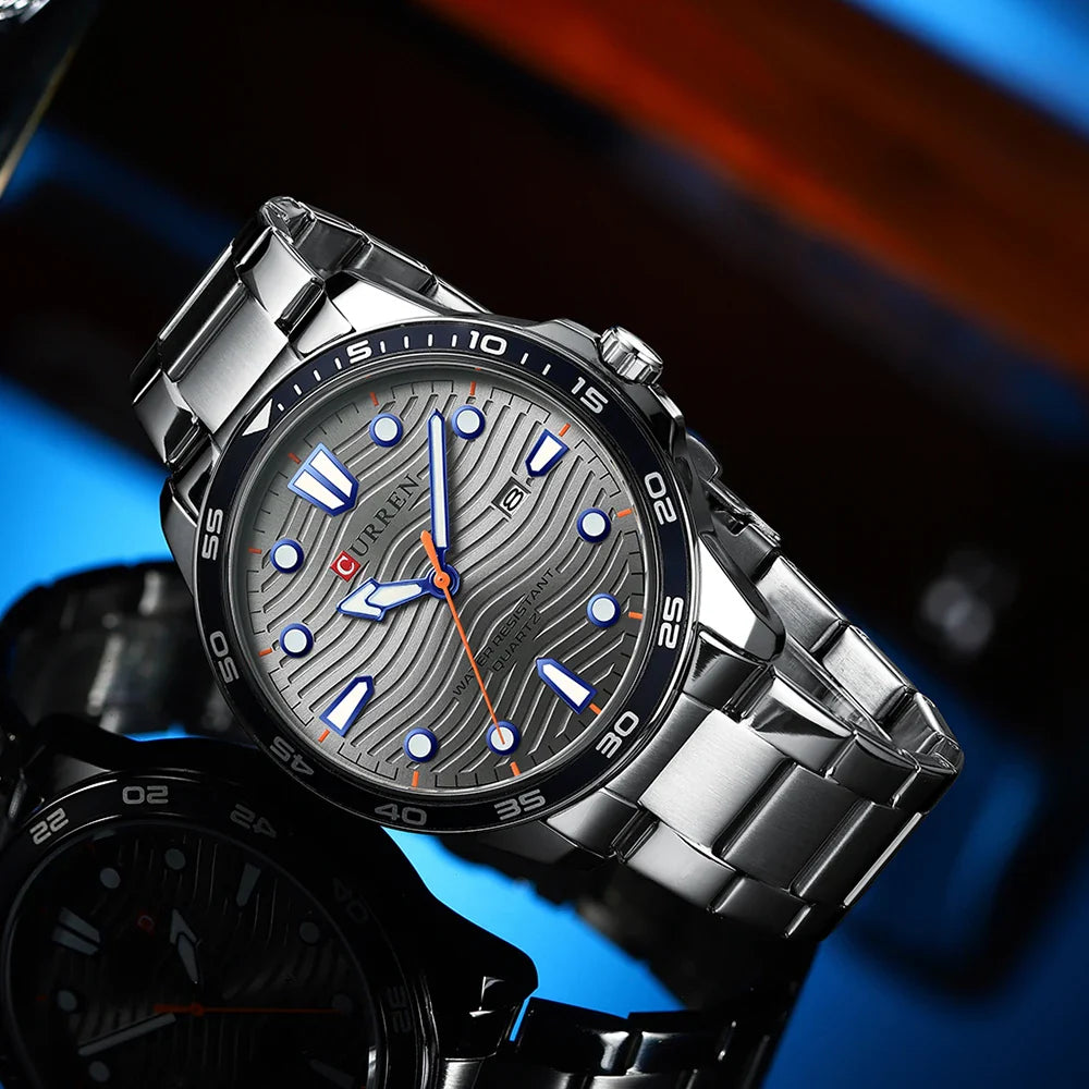 CURREN - Montre Chronographe Militaire Homme ref-008