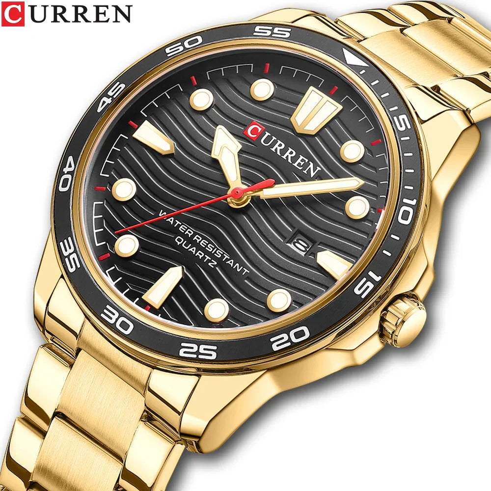 CURREN - Montre Chronographe Militaire Homme ref-008