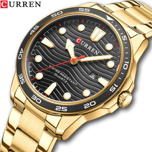 CURREN - Montre Chronographe Militaire Homme ref-008