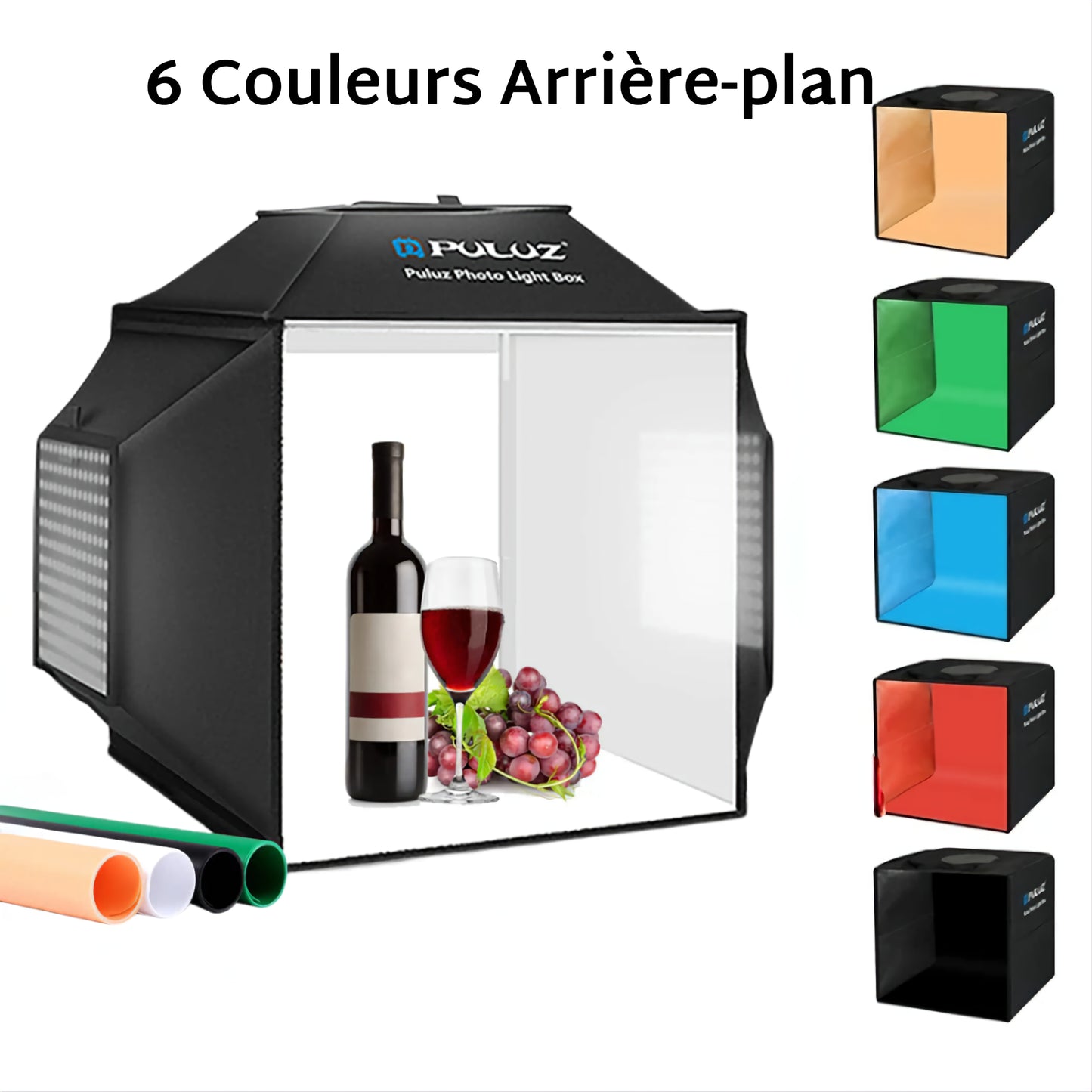 Ultra -Mini Studio Photo - Pharmacie - Laboratoire -  Opticien - Montres - Bijoux - Bracelts - 40x40 com