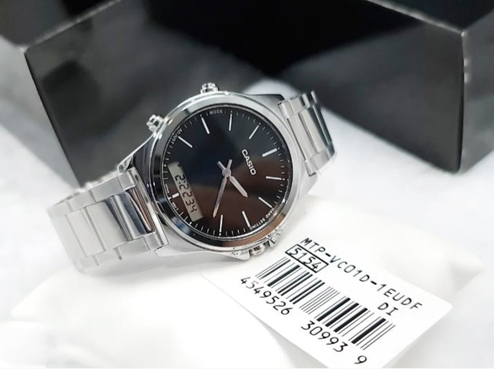 Ultra - Casio Duo -Cadran NOIR– Élégance classique, esprit digital