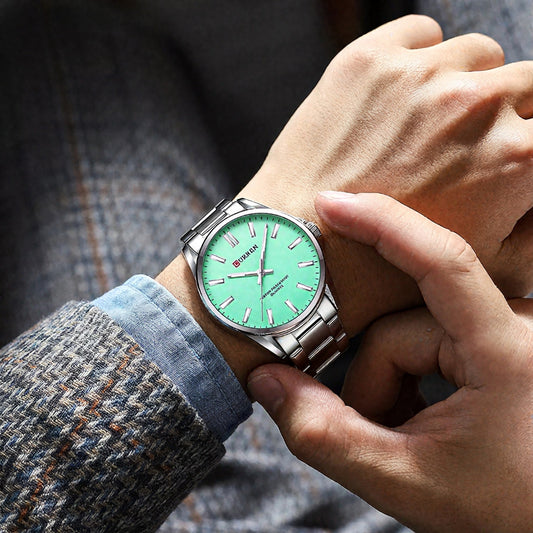 Ultra - Curren Acier Fond Tiffany Blue – Le style solide et raffiné
